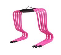Hellery Ensemble de 5 Haies D'entraînement D'agilité, Barrières de, Obstacles de Coordination et de Force. Accessoire en PVC, Adapté Aux Athlè, 40cm