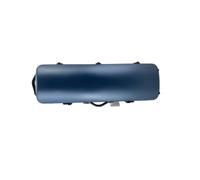 Hellery Étui Violon Étui Rigide Boîte Coque Protection Fibre de Carbone Durabilité Longue Résistant à l'Humidité Coque Étanche Finition Mate Forme, Bleu