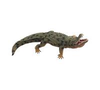 Hellery Figurine de Crocodile Jouet Figurine D'alligator Cadeau pour Enfants Modèle Animal Décoratif 12,8" pour Garçons Filles pour L'éducation E, Vert