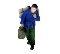 Hellery Figurines miniatures à l'échelle 1:87 représentant des personnages dans un diorama de Park Street, 23751