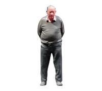 Hellery Figurines Miniatures de Personnes âgées, Modèles de Personnages Minuscules, Accessoires En Résine, Peints de Façon Réaliste, pour Dioramas, Micro-pays, 1 43