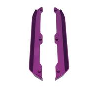 Hellery Garde-boue pour Châssis de Voiture RC 2x1/14, Barre de Sentiers Latéraux de Remplacement En Alliage D'aluminium pour Wltoys 144016 144018, Violet