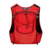 Hellery Gilet Trail Extrêmement Léger Ajustable Sac Gilet Trail Réglable Sac à Dos Running pour Coureurs, Marathoniens , Rouge
