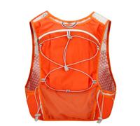 Hellery Gilet Trail Extrêmement Léger Ajustable Sac Gilet Trail Réglable Sac à Dos Running pour Coureurs, Marathoniens , Orange