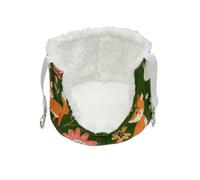 Hellery Hamac avec Doublure Peluche, S, Vert | Facile à Accrocher, Rembourré, Niche Suspendue, pour Cage, Intérieur, Cochons D'In