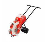 Hellery Handheld Seeder Semoir Planteur Épandeur Manuel avec Réservoir Grande Capacité Acier Inoxydable et Plastique Dosage Précis et Engrais Adapté aux, S 23CM, 7 Buses