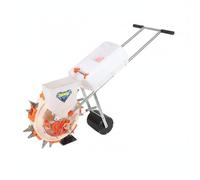 Hellery Handheld Seeder Semoir Planteur Épandeur Manuel avec Réservoir Grande Capacité Acier Inoxydable et Plastique Dosage Précis et Engrais Adapté aux, L 28CM, 6-Buse