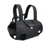 Hellery Harnais de Soutien pour Chien Harnais de Levage Support Dorsal Sangles Réglables Rembourrage Épais Stabilité Lors des Adapté aux Chiens Lourds Promenades Accompagnement Quotidien, Noir, XL