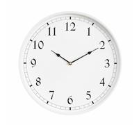 Hellery Horloge Murale Analogique Ronde | Horloge Analogique Chiffres Arabes, Silencieuse, pr Bureau,