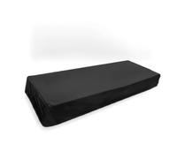 Hellery Housse Clavier Piano Couverture Clavier Protège Clavier Couvre Piano avec Cordon à Blocage pour Ouverture Stable Tissu Oxford Lisse pour des Touches , Noir , 61 Touches