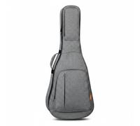 Hellery Housse Guitare Acoustique Bretelles Réglables Sac Guitare Classique Poignée Renforcée Accessoire de Musique pour Déplacement, Répétition, Gris, Gris Élégant, 40/41 Pouces
