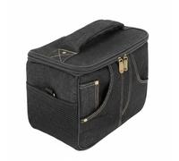 Hellery Housse pour Équipement Musical Étui Amplificateur Protège Instrument Multiples Rangements Forme Universelle Bandoulière Pratique Convient pour Artistes Studio Trajets, Black, S