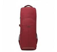 Hellery Housse pour Instrument à Vent Étui Sac à Dos Instrument Électronique Intérieur Structuré Sangles Solides Poignée Haute Protection Transport Adaptée, Array, Rouge