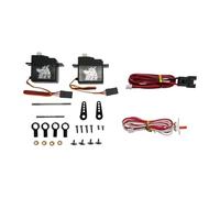 Hellery Kit de Servos Doubles pour Crawler RC 1/16, Accessoires, Qualité Supérieure, Professionnel, Haute Performance, Pièces Détachées pour Voiture RC, Rempl, Carte Sans Bt