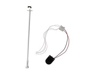 Hellery Lampadaire, Mini-lanterne à L'échelle 1:87, Décor de Micro-, Lampadaire Blanc pour Loisirs Créatifs et Photographie, Blanc