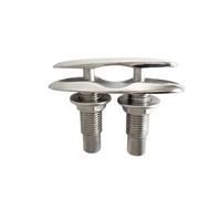 Hellery Loquet Marin Verrou de Trappe Ferrure de Pont Accessoire de Bateau en Acier Inoxydable 316 Poli à Ouverture Courbe Retractable Installation Verticale, 6 Pouces