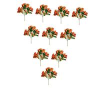 Hellery Lot de 10 Arbres Miniatures pour Décoration de Scène, Accessoires D'aménagement Paysager, Fournitures Architecturales, Décoration de Table de Sabl, 5.8 Cm X 4.2 Cm