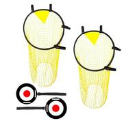 Hellery Lot de 4 Paniers D'entraînement de Football Top Bins, Buts D'entraînement Portables pour Améliorer Les Compétences de Frappe, Accessoires Lége