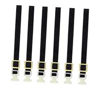 Hellery Lot de 6 sangles de fixation robustes pour barres de toit, compatibles avec les voitures radiocommandées à l'échelle 1/10, Jaune