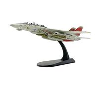 Hellery Maquette d'avion F-14D à L'échelle 1/100, 19 X 18 Cm, Collection D'avions Robustes, Réalistes et Multifonctionnels avec Support D'expo