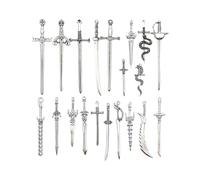 Hellery Marque-pages, Fournitures de Loisirs Créatifs, Collection D'accessoires de Loisirs Créatifs, Mode, Bricolage, Pendentifs épée Miniatures, Mini-bre