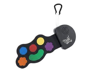 Hellery Mini Porte Clés Tambour Porte Clés Breloque Gadget Silicone Doux et Plastique Surface Confortable Tapis de Doigts pour Battements Clip Amovible Adapté aux Sacs Clés Bureau, Multicolore