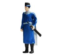 Hellery Modèle Humain Miniature Antique Chinois à L'échelle 1:64, Dioramas de Collection, Ornement de Personnage Antique pour Projets Miniatures de Scène, 2.8 Cm
