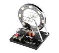 Hellery Modèle Réduit de Grande Roue avec Moteur Sans Balais, Entraînement Par Simple, Réglable, pour Expériences de Physique et de Science à Faire Soi