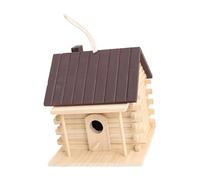 Hellery Nichoir D'extérieur, Cadeau pour Les Amoureux des Oiseaux, Créatif, Décoration de Jardin, Nichoir Suspendu pour Jardin et Cour, Brun
