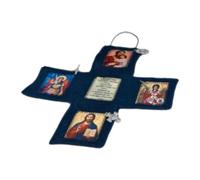 Hellery Ornement de Poche, Décoratif et Polyvalent, Idéal pour Les, Cadeau Original, Compact, œuvre D'art Catholique, Couverture de Prière Faite M, CafÉ