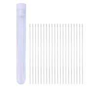 Hellery Paquet de 20 Aiguilles à Tisser pour Perles, 80 Mm, Idéales pour Enfiler des Perles De Rocaille Et pour des Filets De Tailles Multiples