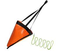 Hellery Parachute Ancre de Bateau Ancre Dérivante Ancre Pliable en PVC Résistant avec Ouverture Rapide pour Améliorer Le, Bouée De Dérive Orange 24 Pouces avec Corde De 12 Pieds