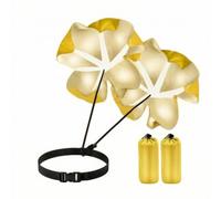 Hellery Parachute Résistance avec Ceinture Réglable Parachute Sprint avec Ceinture Portable pour Sportifs, Préparation Physique , Jaune
