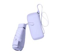 Hellery Parapluie pliant de, protection solaire compacte pour la plage, le camping et l'extérieur, Violet