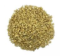 Hellery Particules de Laiton 5x100G, Outils de Moulage de Bijoux, Lingots de Laiton Perlant Des Grains de Laiton,