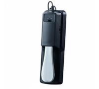 Hellery Pédale de Sustain pour Piano Clavier Synthétiseur Universelle avec Connecteur 65 Mm et Commutateur de Polarité Plaque Chromée Solide Base en, Argent, 1ère Gén.