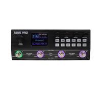 Hellery Pédale Multi-Effets IR Pédalier avec Écran Couleur Compact Processeur Multi-Effets pour Guitaristes, Noir
