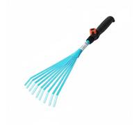 Hellery Pelle de Jardinage Pelle Bêche Truelle Cultivateur avec Manche Télescopique Ajustable pour Portée Prolongée Acier Carbone Renforcé Prise Confortable, Petit Râteau À Feuilles