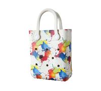 Hellery Petit Sac de Plage, été, EVA, à La Mode, avec Trous de Drainage, pour Le Shopping, Les Courtes Vacances, La Piscine, coloré