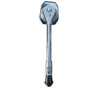 Hellery Pied de Grosse Caisse Jambe Batterie Pièce Remplacement Support Robuste en Acier Chromé Ancrage Trois Trous 55cm pour Stabilité Accrue Patin