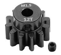 Hellery Pignon de Secteur de Direction, Alésage de 5,0 Mm, Pièce de Mise à Niveau Supplémentaire, Robuste, Installation Facile, Pièces de Réparation, Accessoi, 12t