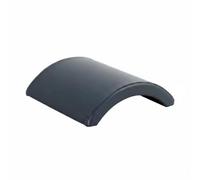 Hellery Pilates Barrel Support Dorsal Barre de Pilates Accessoire de Stretching Rouleau de 'Entraînement Conception Ergonomique en EVA et Similicuir, Gris