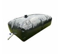 Hellery Poche de Stockage Repliable Réservoir d'eau Souple Sac Pliable Récipient Portable PVC Renforcé Adapté pour Agricole Camping Voiture Tâches Extérieures , 1 0.8 0.5 M, 400 L