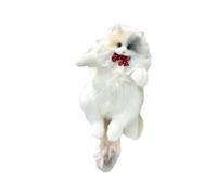 Hellery Poll de Chat en Peluche Jouet de Mode Jouet Mignon Sac de Jour pour Les Vacances pour Animaux de Compagnie quotidiennement, Cravates Aux Fraises