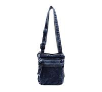 Hellery Portefeuille en Jean pour Téléphone, Design Rétro, Sac à Bandoulière avec Fermeture éclair, Idéal pour Le Camping et Les Rencontres