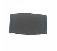 Hellery Protège Menton de Football Coussinet Bande Mentonnière Cale Housse Rembourrage Doux Entre la Peau et la Sangle pour Limiter Les Frottements Polyester, Gris