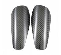 Hellery Protège Tibia Football Carbone Protège Tibia Fibre Carbone Protection Jambe Absorption Choc Mousse EVA Surface Rigide Léger Liberté Mouvement Suitable, Noir, S