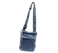 Hellery Sac à Main en Jean pour Téléphone, Sac à Bandoulière Portable et Réglable pour Soirées et Rendez-Vous