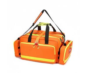 Hellery Sac de Triage Imperméable Sac de Respiration d'urgence Grande Capacité pour Secouristes, Ambulance, Array, Orange avec Accents Jaune