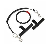 Hellery Sangle de Bouteille de Plongée Système Rigging Cylindre Colliers Réglables Poignée Caoutchouc Acier Inoxydable 316 Adaptée aux Plongées Profondes Exploration Formation, S